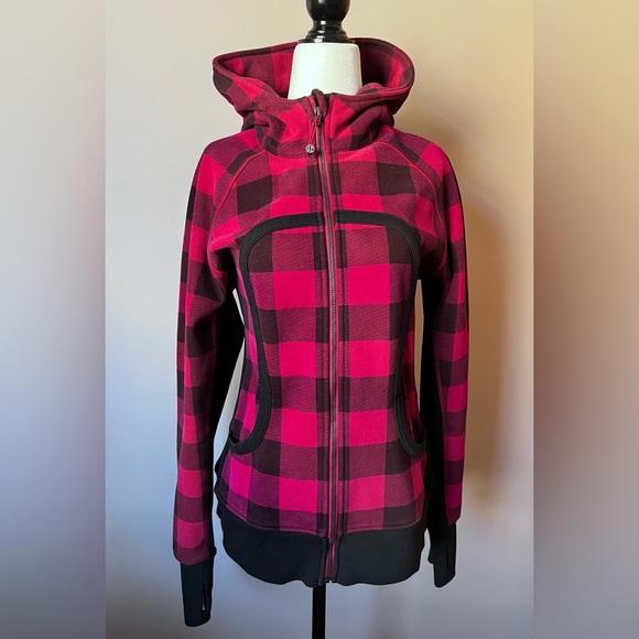 lululemon athletica Jackets & Blazers - SOLD 🍁 RARE Lululemon Scuba Hoodie Camp Check 🍁